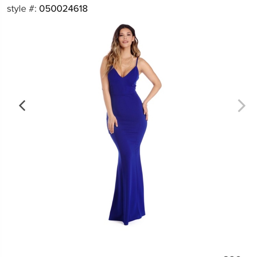 Royal Blue Windsor Gown